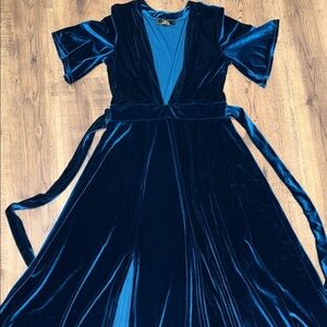 L&B Teal Spandex Blend Fabric